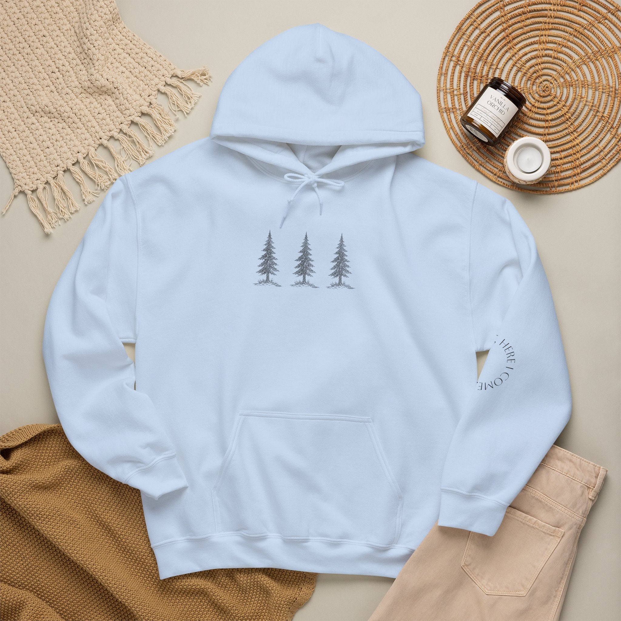 Hoodie — "Hide & Seek Champion" Sasquatch Forest Graphic Hooded Sweatshirt