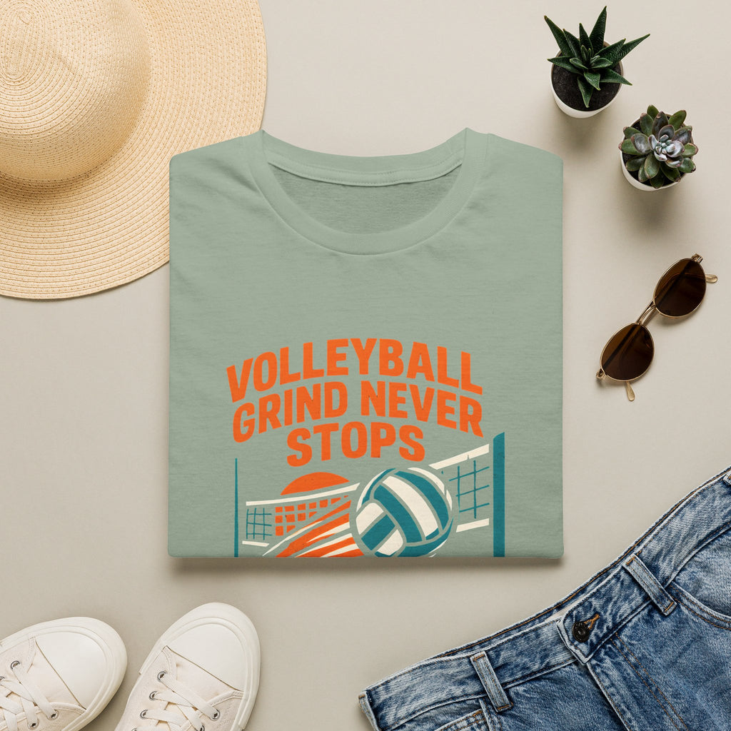 Volleyball Grind Never Stops T-Shirt