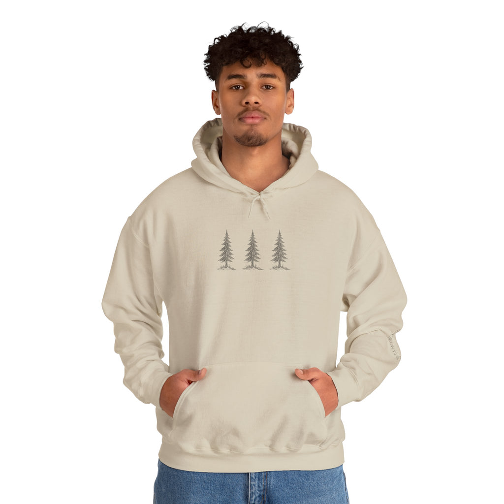 Hoodie — "Hide & Seek Champion" Sasquatch Forest Graphic Hooded Sweatshirt