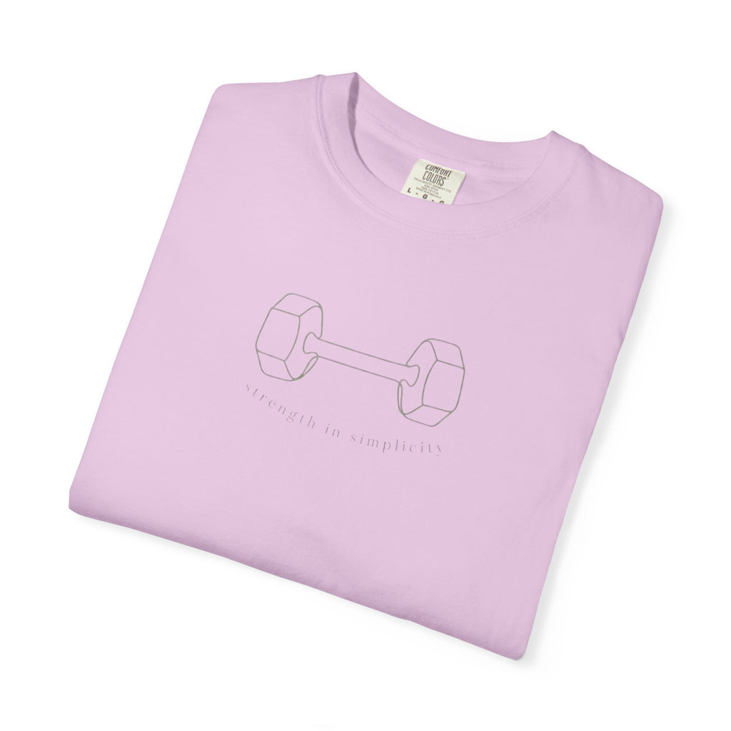 Strength in Simplicity Barbell T-Shirt