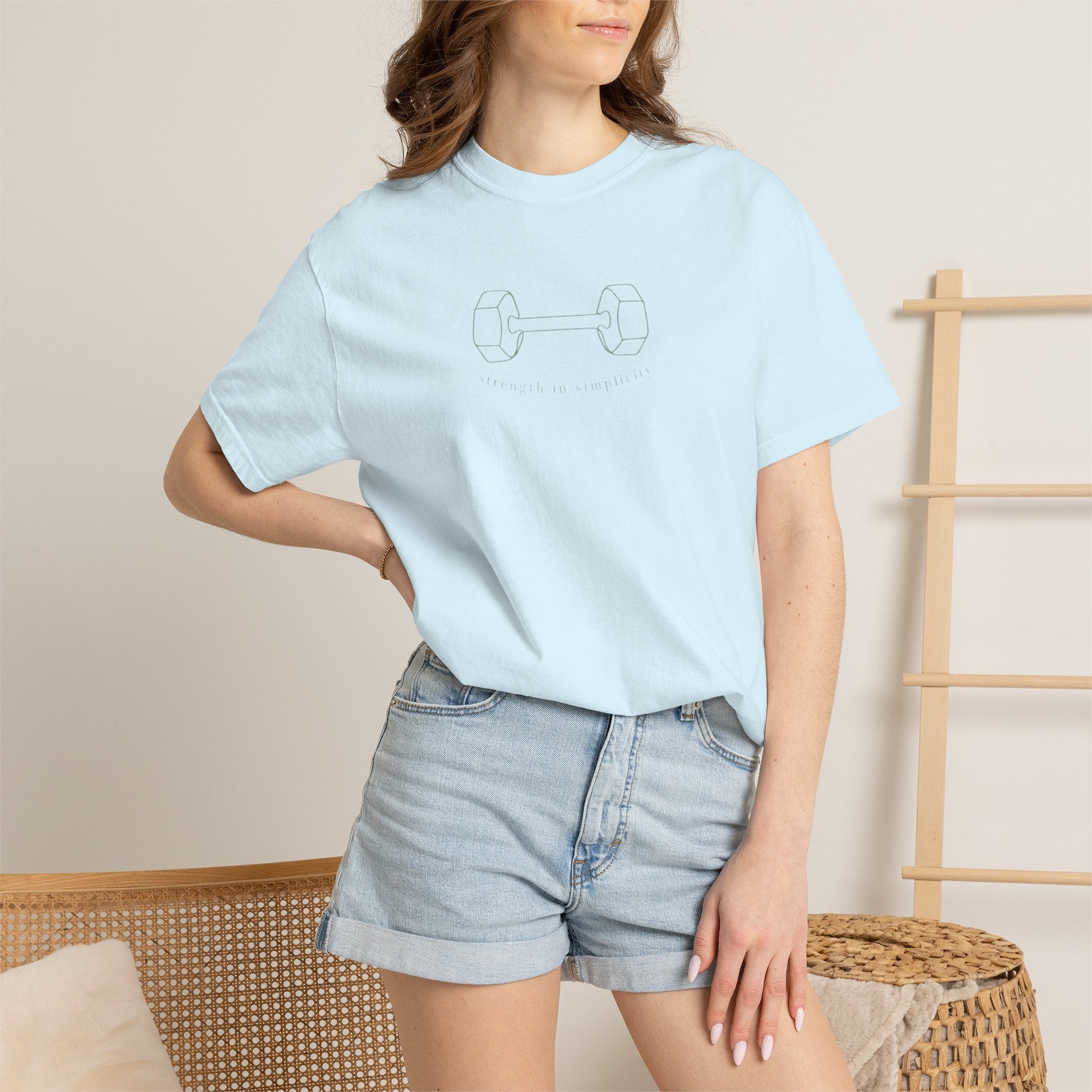 Strength in Simplicity Barbell T-Shirt