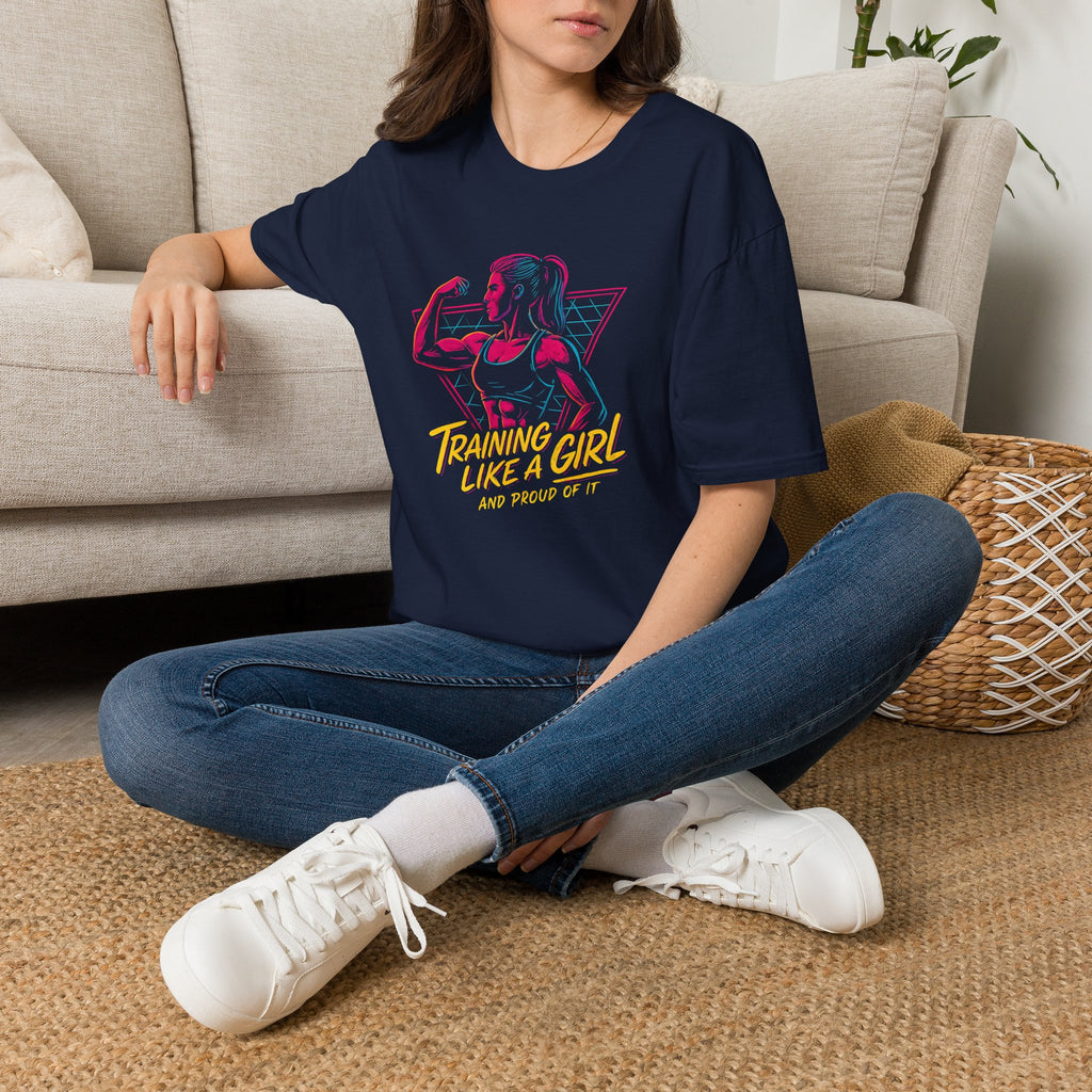 Neon Female Bodybuilder T-Shirt