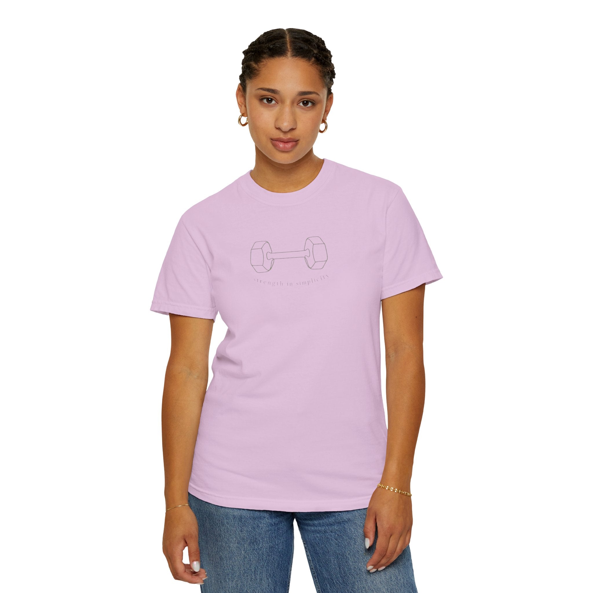 Strength in Simplicity Barbell T-Shirt