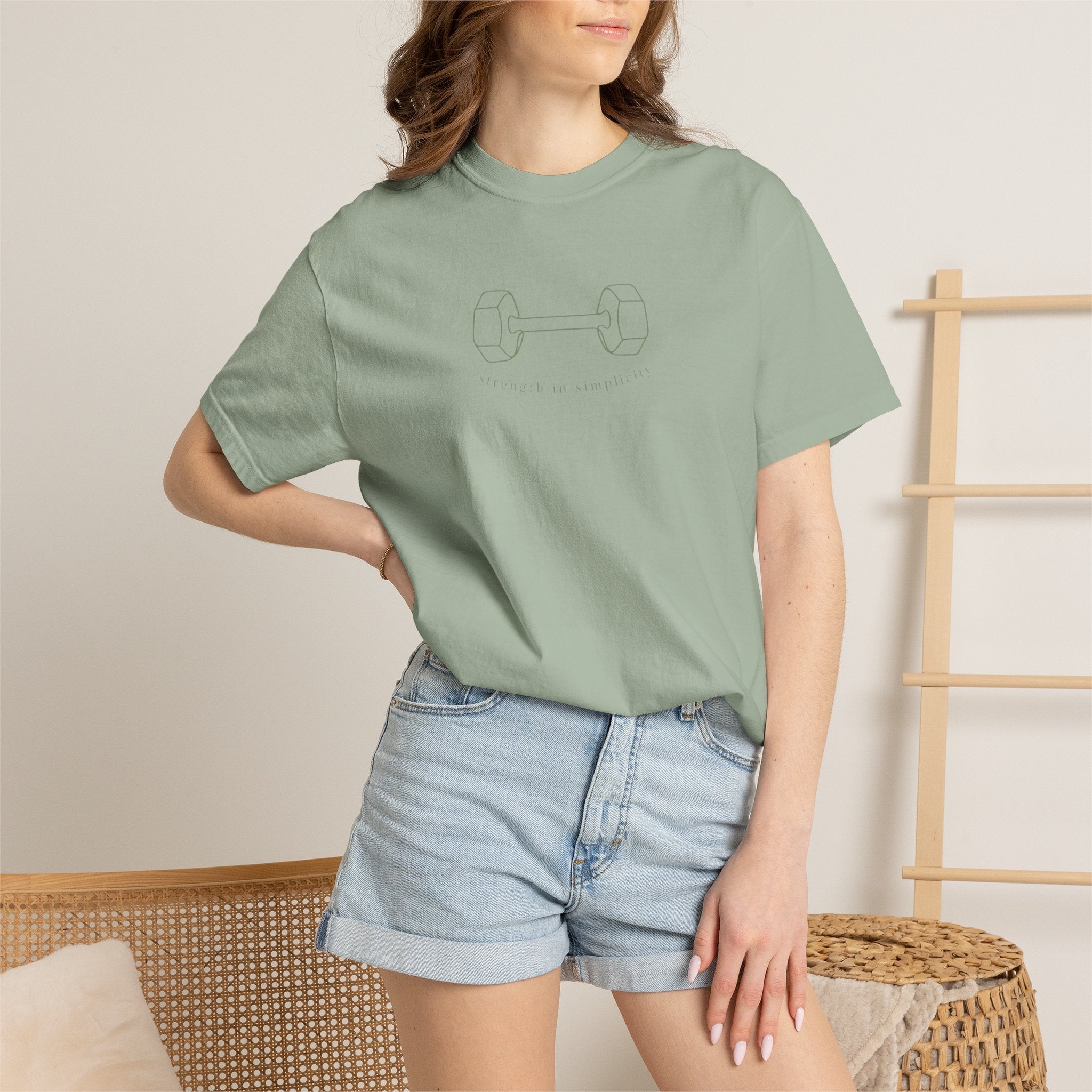 Strength in Simplicity Barbell T-Shirt