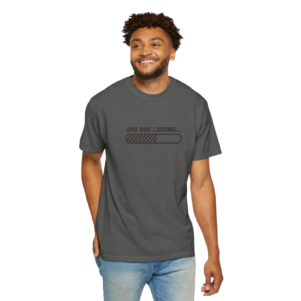 Dad Bod Loading T-Shirt — Funny Fatherhood Progress Bar Tee