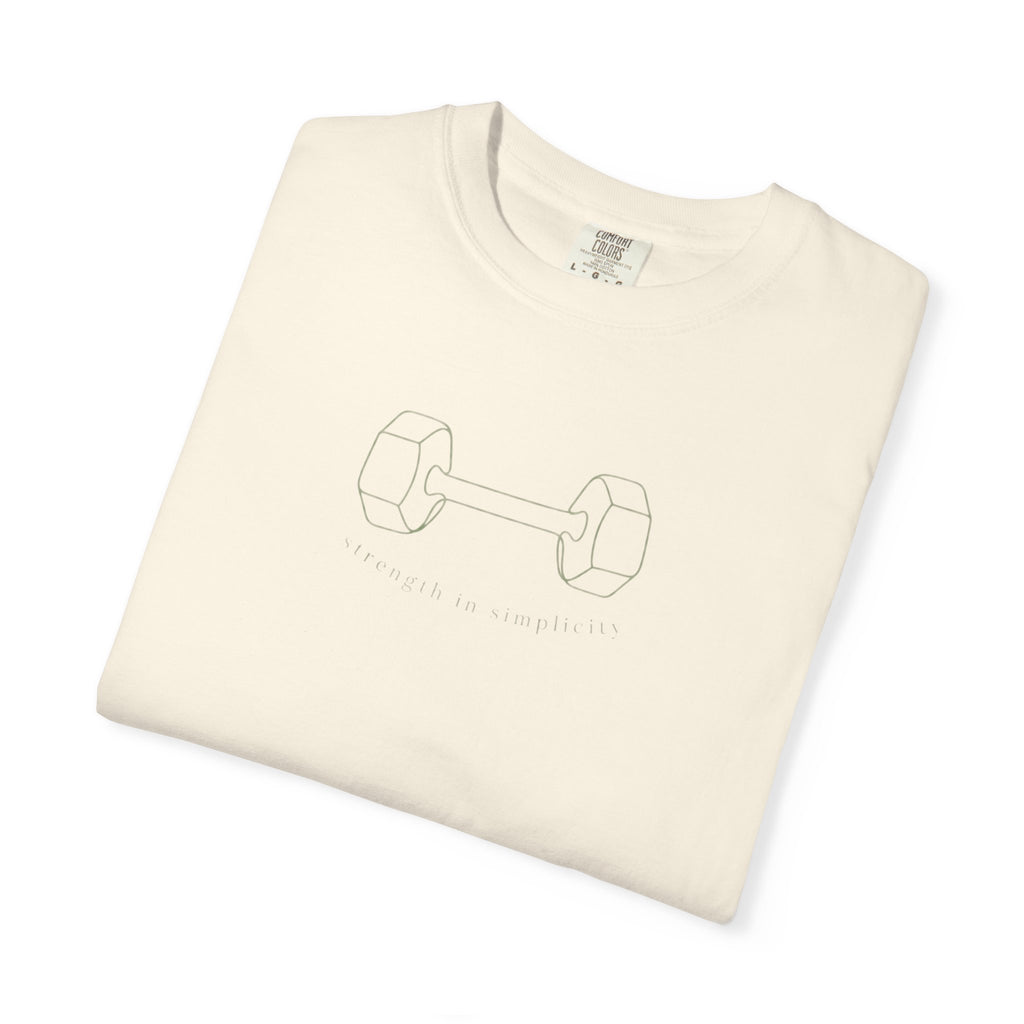 Strength in Simplicity Barbell T-Shirt