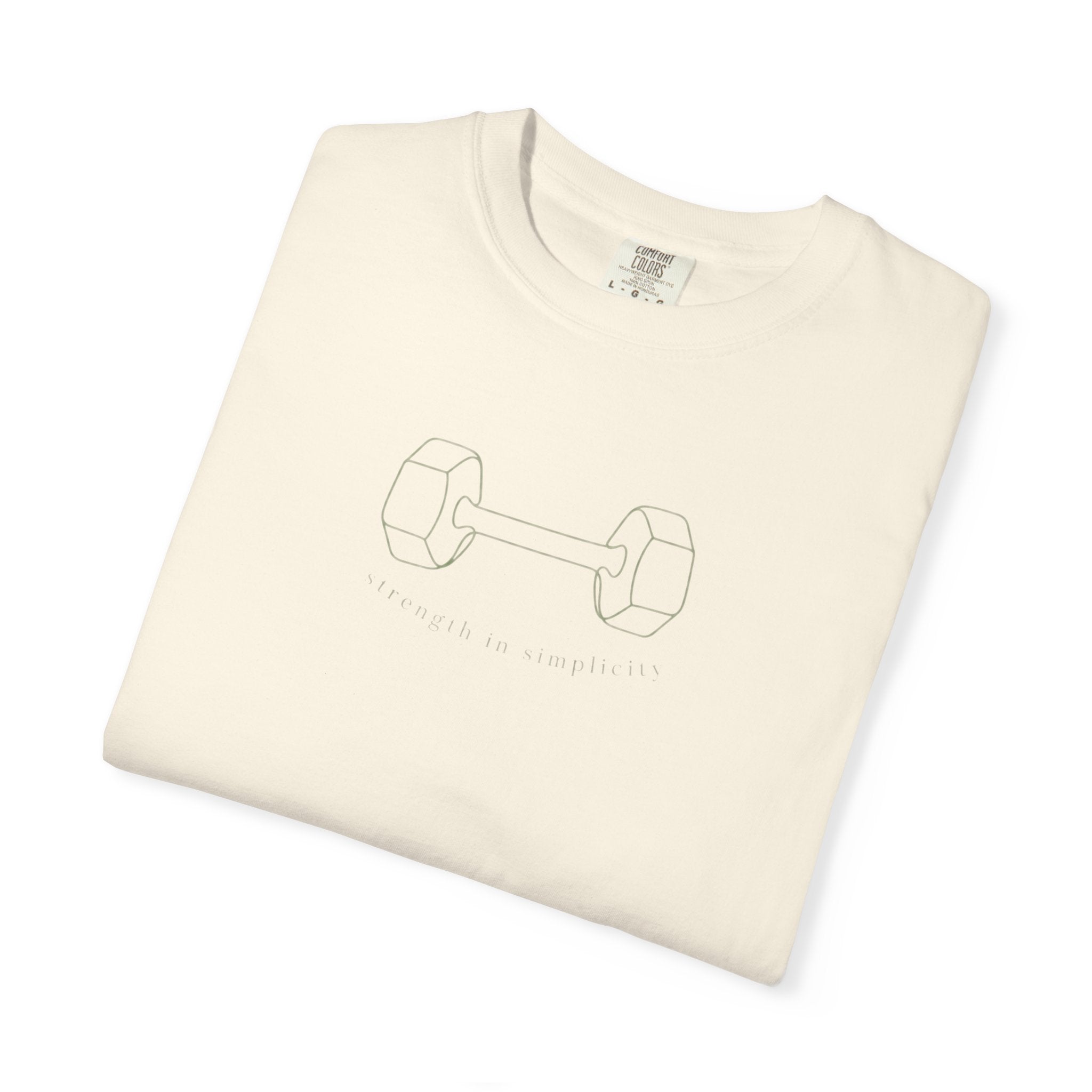 Strength in Simplicity Barbell T-Shirt