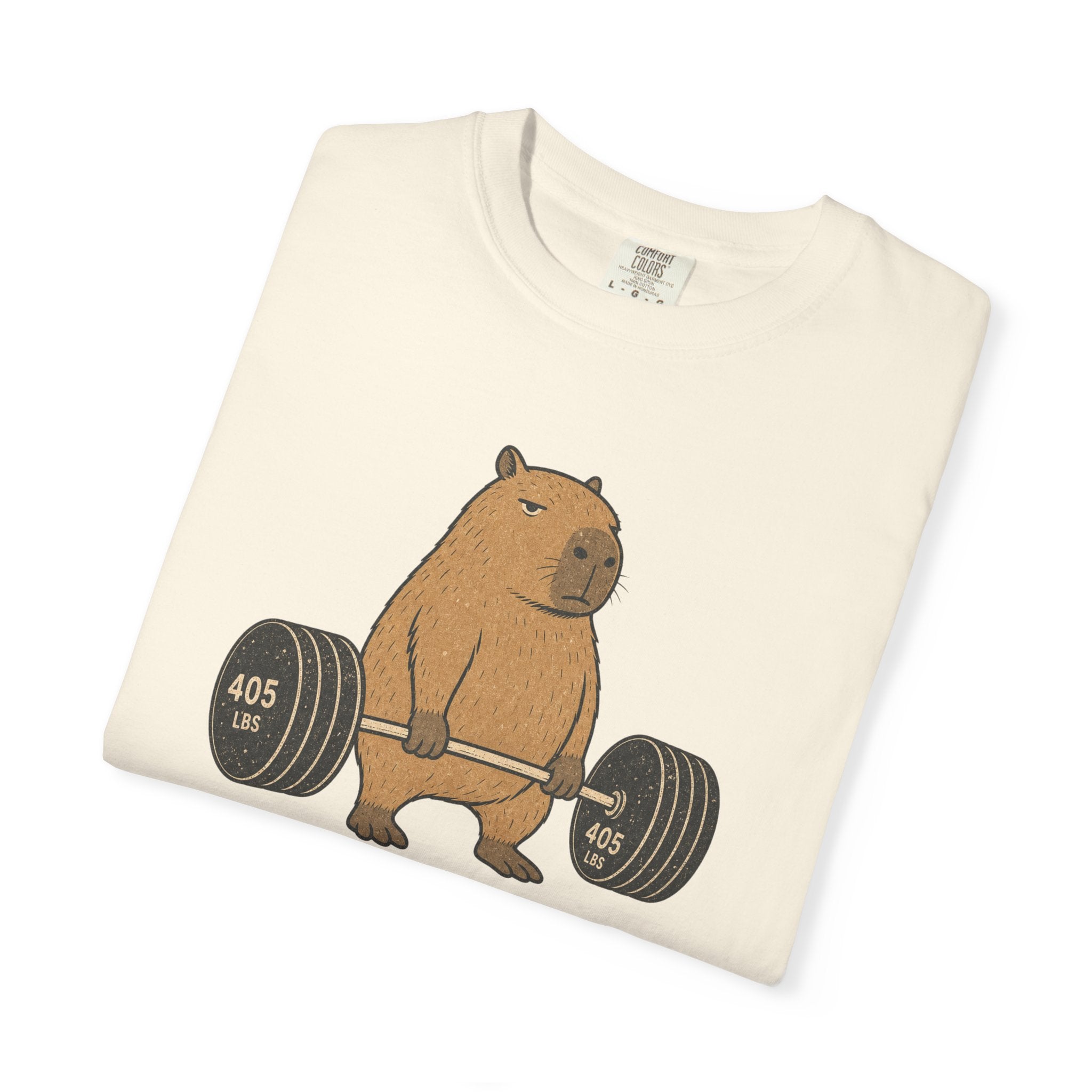 Bear Lifting Barbell T-Shirt — "Zero Days Off (Emotionally)" Gym Humor Tee