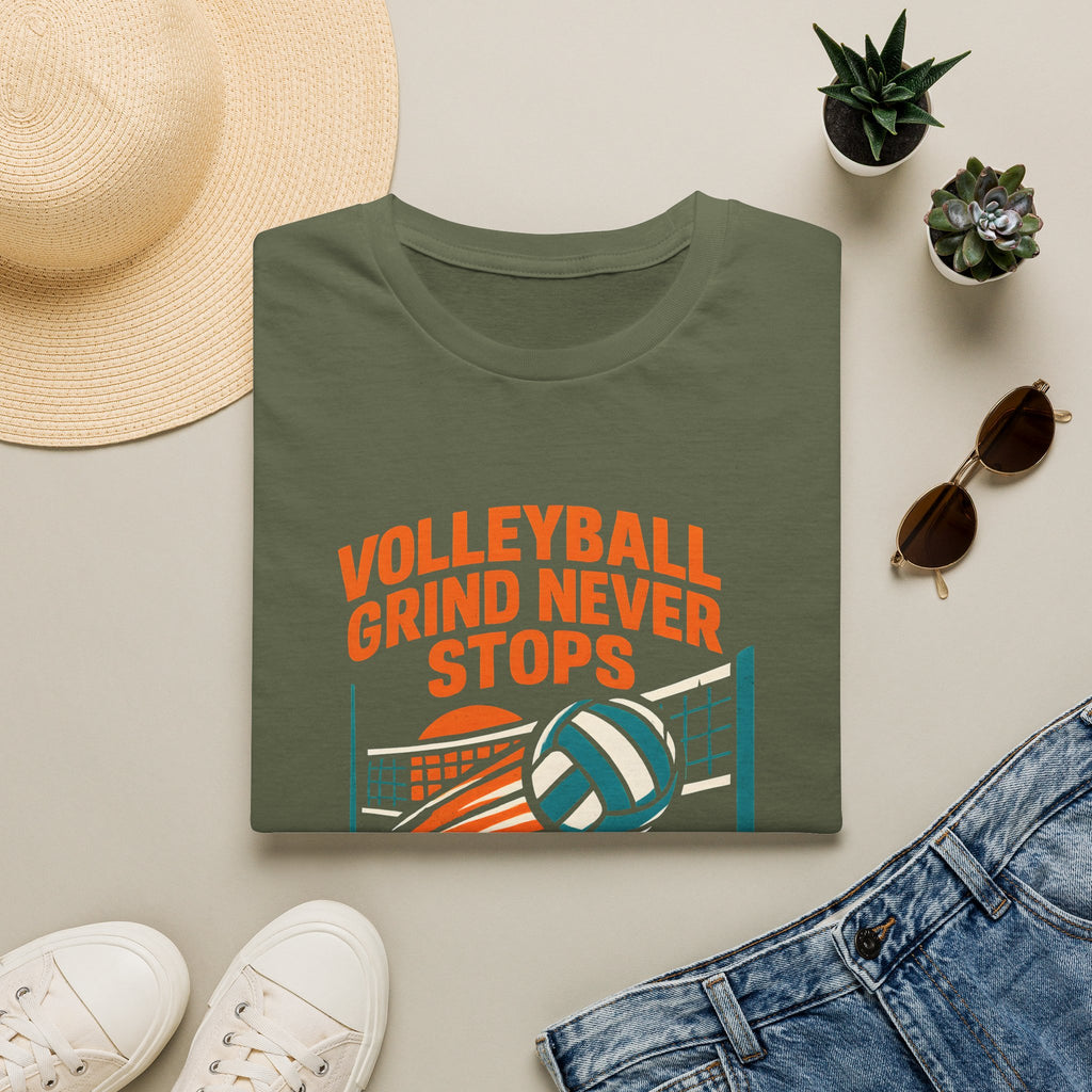Volleyball Grind Never Stops T-Shirt