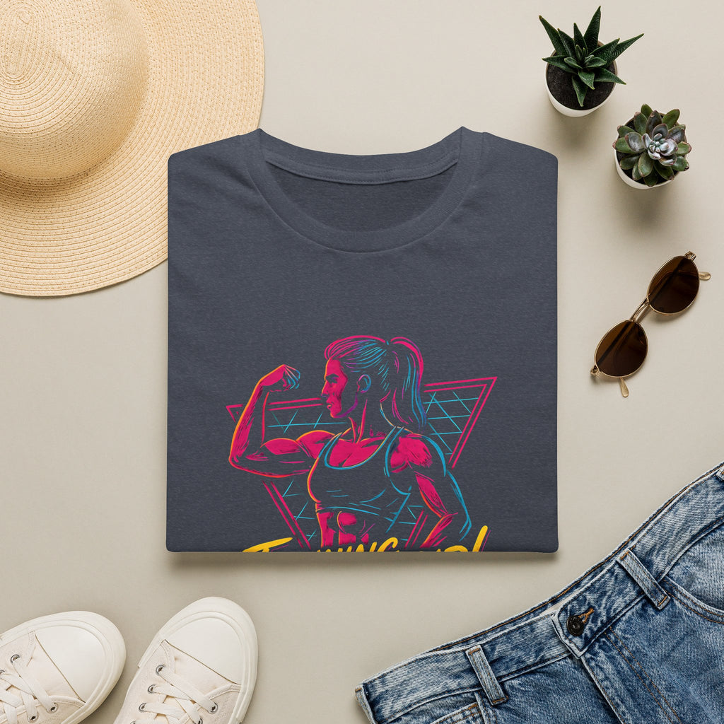 Neon Female Bodybuilder T-Shirt