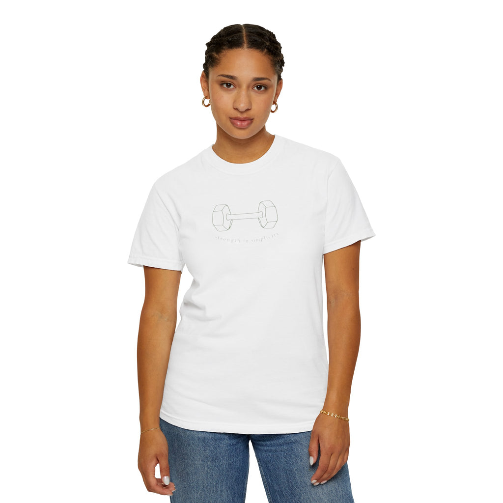 Strength in Simplicity Barbell T-Shirt