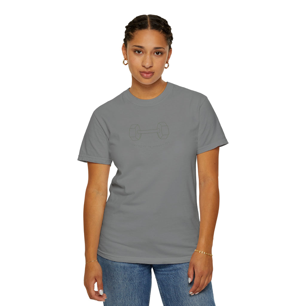 Strength in Simplicity Barbell T-Shirt