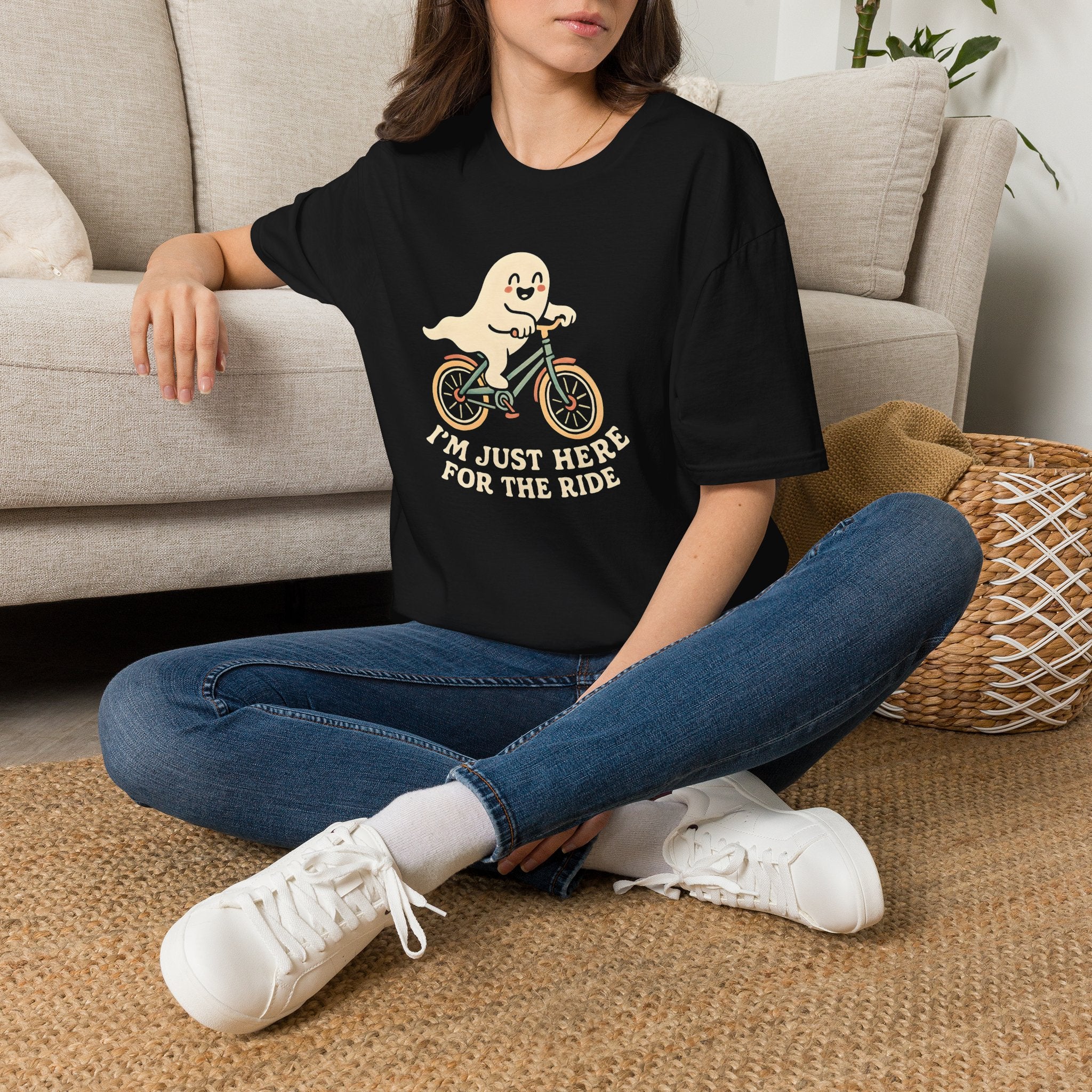 Ghost riding bicycle T-Shirt