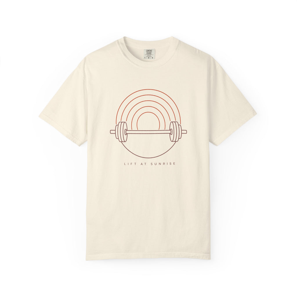 Fitness Rainbow T-Shirt — Live At Sunrise Barbell Graphic Tee