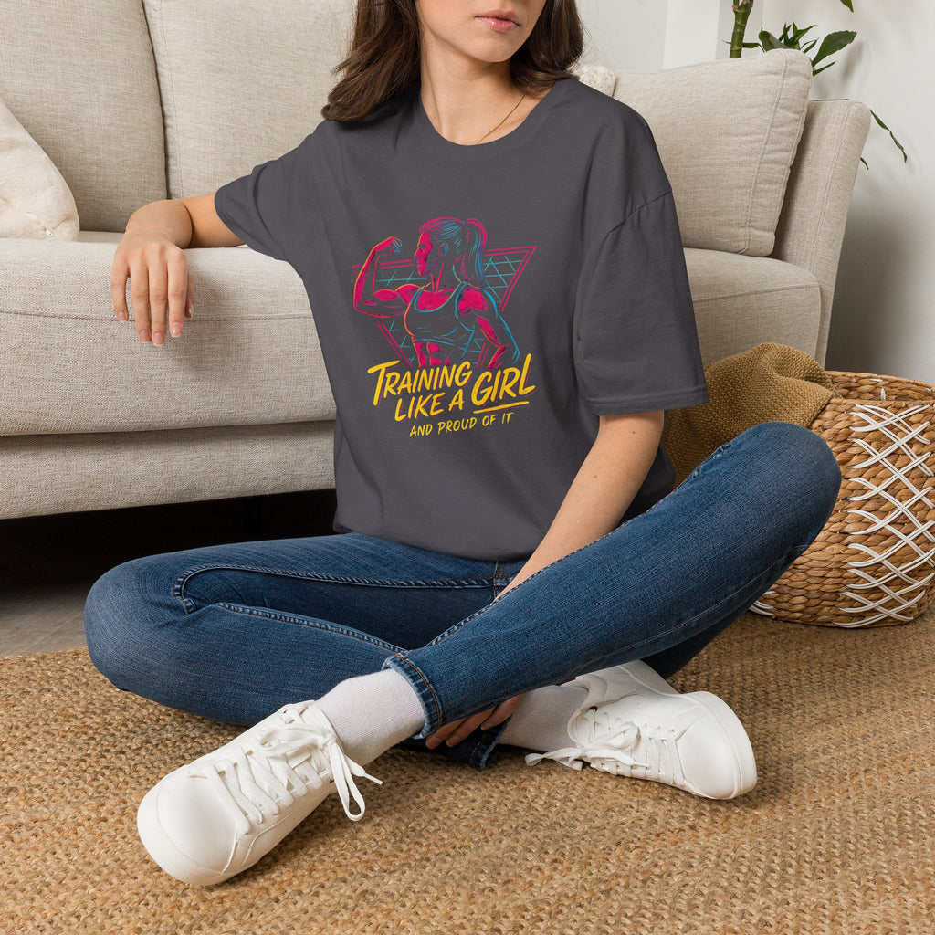 Neon Female Bodybuilder T-Shirt