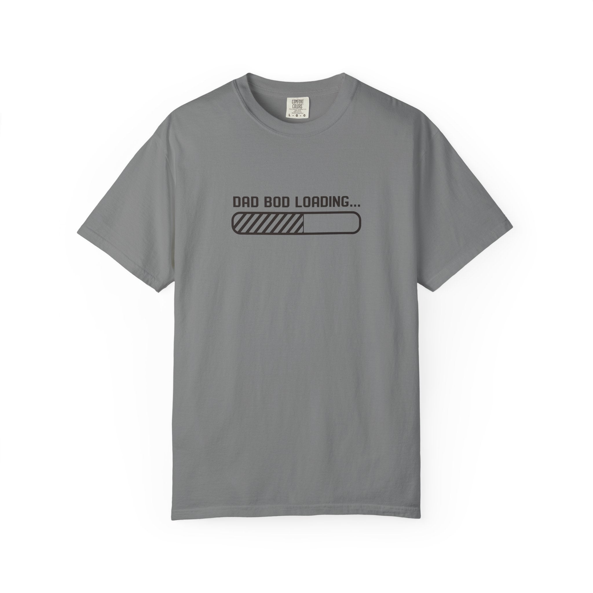 Dad Bod Loading T-Shirt — Funny Fatherhood Progress Bar Tee