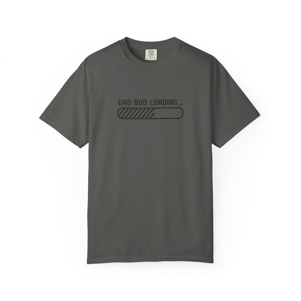 Dad Bod Loading T-Shirt — Funny Fatherhood Progress Bar Tee
