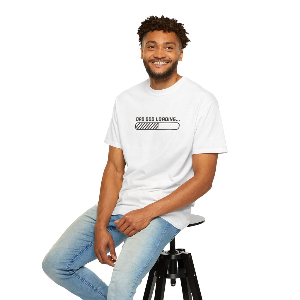 Dad Bod Loading T-Shirt — Funny Fatherhood Progress Bar Tee